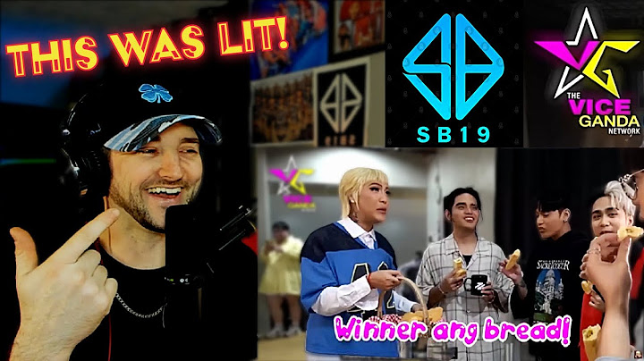 BREADy, Set, Puksaan with SB19 | VICE GANDA (REACTION)