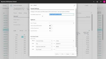 Receipt using the Purchase Order Confirmation - Microsoft Dynamics 365 Business Central