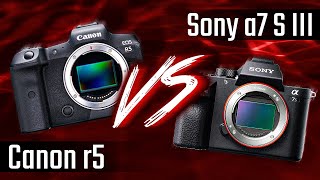 Canon R5 vs Sony A7S III | Specs Comparison