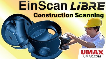 EinScan Libre Wireless 3D Scanner at a Construction Site - Live Outdoor Demo