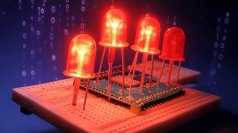 Binary Coded Decimal Counter Micropython Raspberry Pi Pico W Project