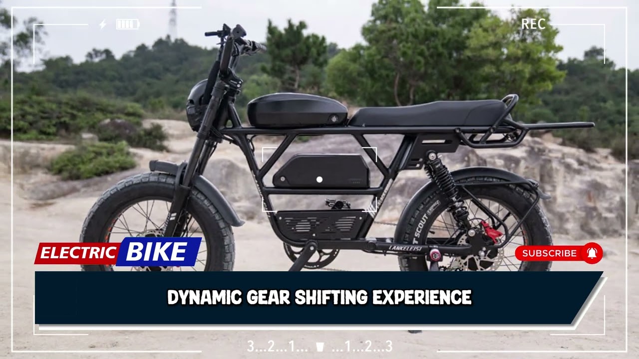 LANKELEISI X-Black Knight Electric Bike 2000W Dual Motor 48V 45AH Battery Fat Tire Electric Bicycle