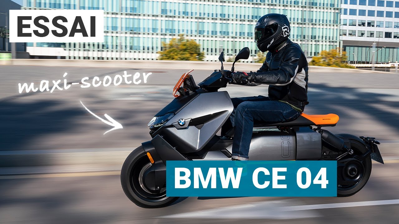 Essai - Avec le scooter électrique CE-04, BMW redessine les contours de la  mobilité douce