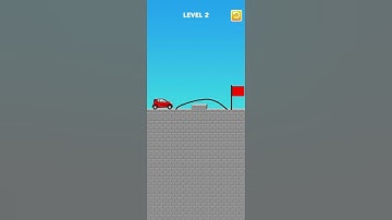 Draw Bridge puzzle level 2 #drawing #draw #gaming #gameplay #game #shortsvideo #shorts #short