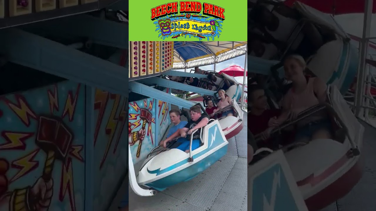 🎢 The Thunder Bolt is calling your name at Beech Bend Park — one wild ride you don’t want to miss! 💥