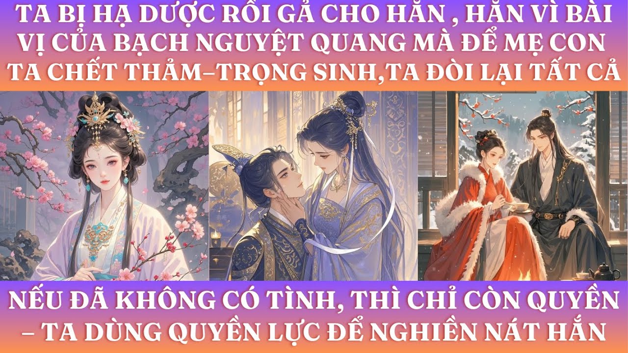 TA BỊ HẠ DƯỢC RỒI GẢ CHO HẮN, HẮN VÌ BÀI VỊ CỦA BẠCH NGUYỆT QUANG MÀ ĐỂ MẸ CON TA CHẾT THẢM–SỐNG LẠI