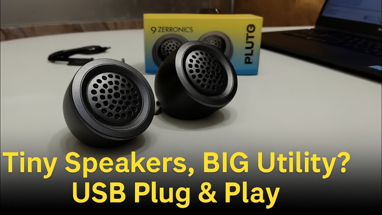 Zebronics ZEB-PLUTO 2.0 Speakers Unboxing & Review | USB Powered PC/Laptop Speakers