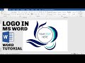 Microsoft word logo design tutorial