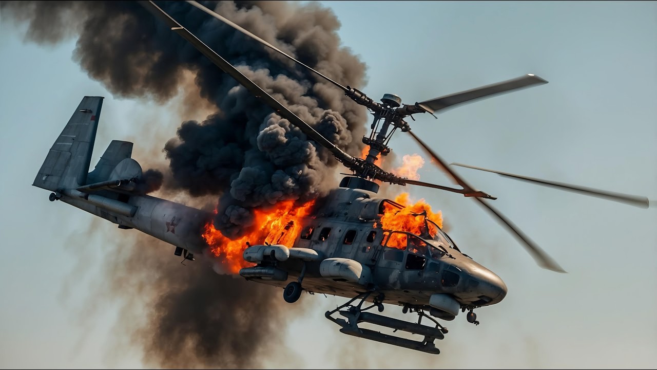 1 минуту назад! Украинские ракеты сбили 19 российских вертолетов Ка-52.