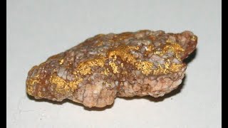 Поиск золота в кварцевой руде.Два простых метода определения.