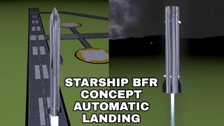 Details SimpleRockets2 STARSHIP Automatic Landing Booster SpaceX News