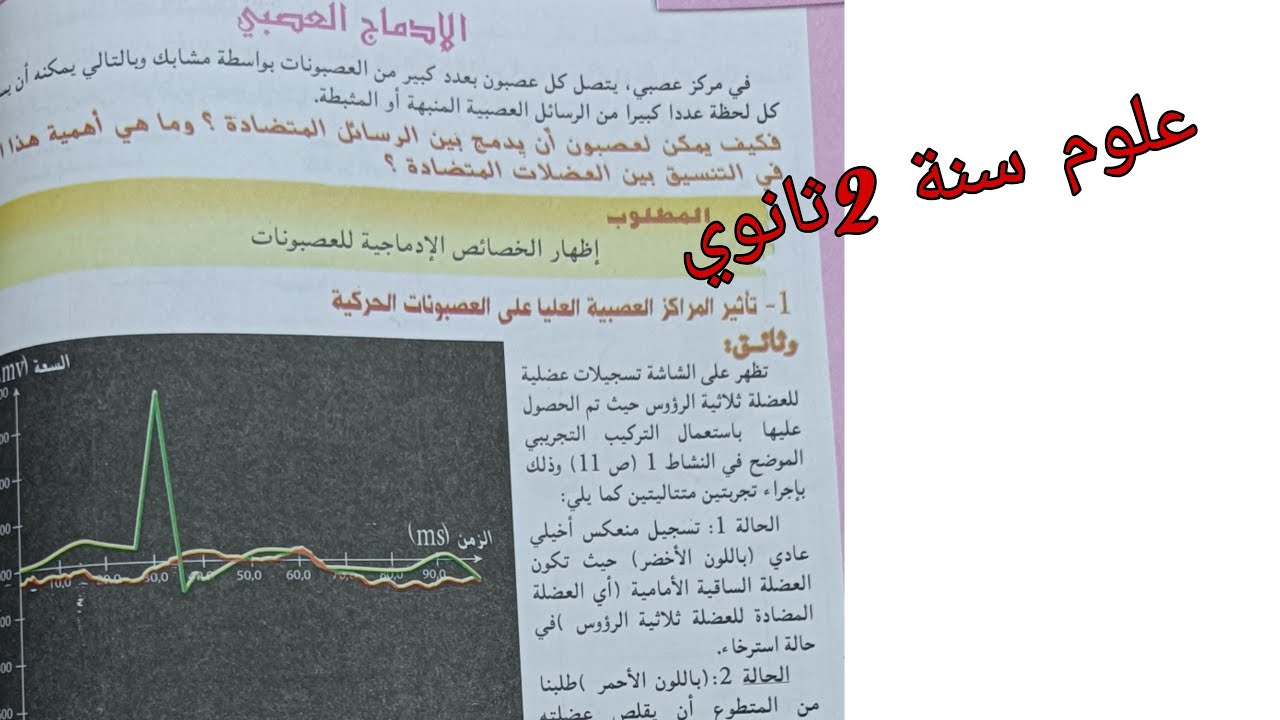 الادماج العصبي 2ثانية ثانوي