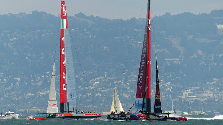 America's Cup: LVC Finals Race 5: New Zealand vs Luna Rossa, 21 Aug 2013