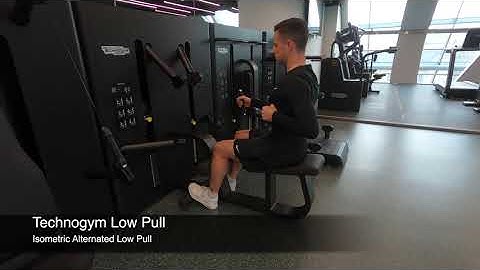 Isometric Alternated Low Pull - Technogym Low Pull Machine