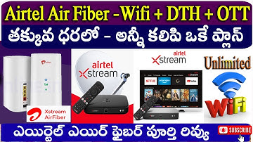 Airtel AirFiber Full Review | Unlimited Internet + DTH + OTT | Airtel Xstream Fiber Installation