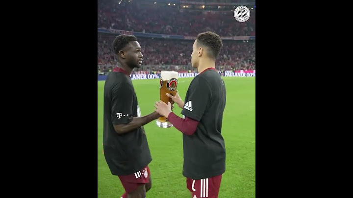 JAMAL MUSIALA WILL HAVE A BEER