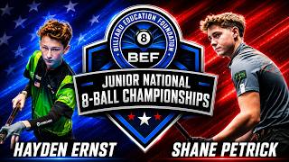 Hayden Ernst vs Shane Petrick | USA CUE SPORTS NATIONALS U19 BOYS 8-BALL