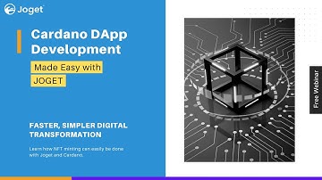 Joget DX Application Building Series - ​Cardano DApp Development Made Easy with Joget