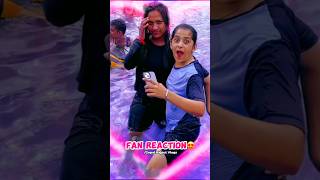 Her Reaction 😍❤️ #reaction #fanreactions #vlogs #waterparkfun #waterparkvlog