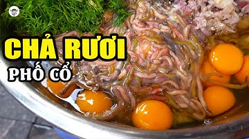 Chả rươi Hà Nội | Chị gái xinh đẹp chia sẻ cách làm, cách rán chả rươi thơm ngon bổ dưỡng