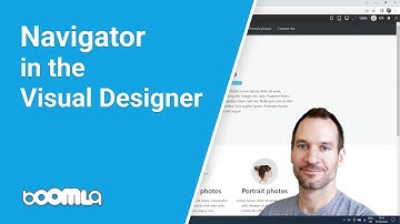 Navigator panel - Boomla Visual Designer