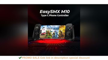 EasySMX M10 Type C Mobile Phone Controller for Android Phone, Xbox Game Pass, iphone 15 Series, Hall