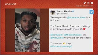 Buffalo Bills' Damar Hamlin launches CPR challenge with American Heart Association