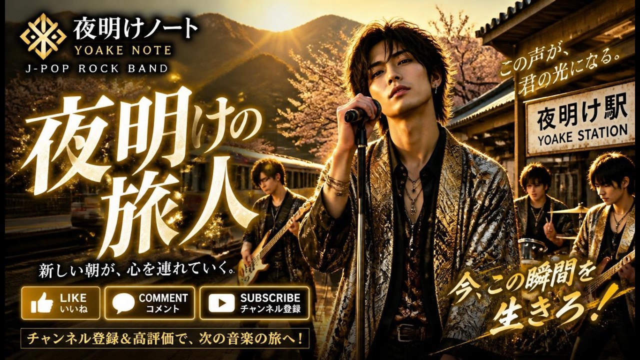 夜明けノート,J-POP ROCK,J-ROCK,日本の音楽,日本バンド,ロックバンド