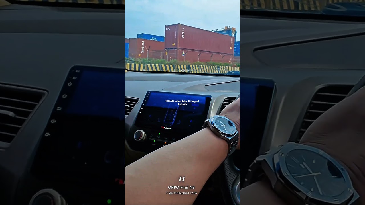 ​POV: Cruising through a massive container maze 🏎️💨