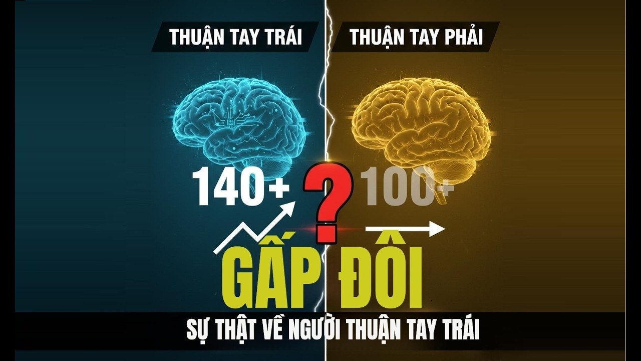 Người thuận tay trái sinh ra là thiên tài có phải là sự thật?
