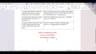 CS403 Assignment No 02 Solution 2026  Solution  BY || Virtual Assign Lab ||