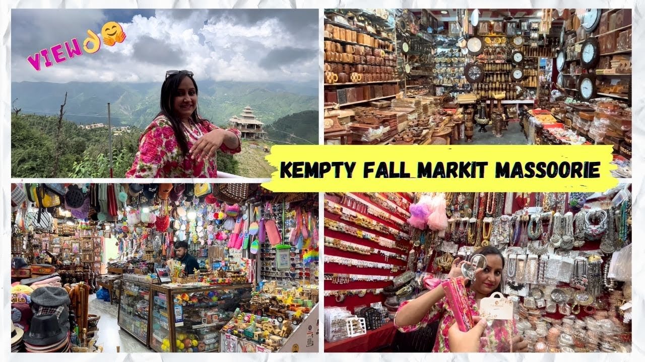 Kempty Falls Mussoorie,  Way to  kempty falls market Uttarakhand ,🥰यहाँ से सस्ता कही भी नहीं 😲woww