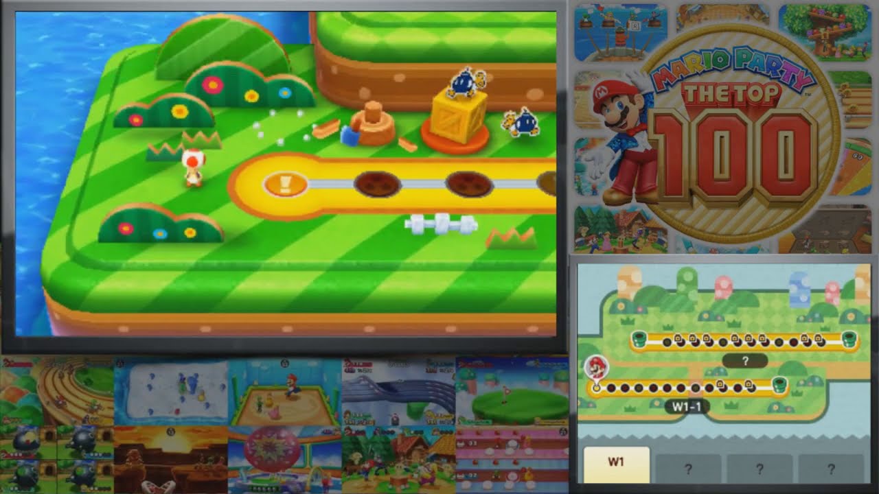 Slim Plays Mario Party: The Top 100 - Mini-Game Island - Part 1