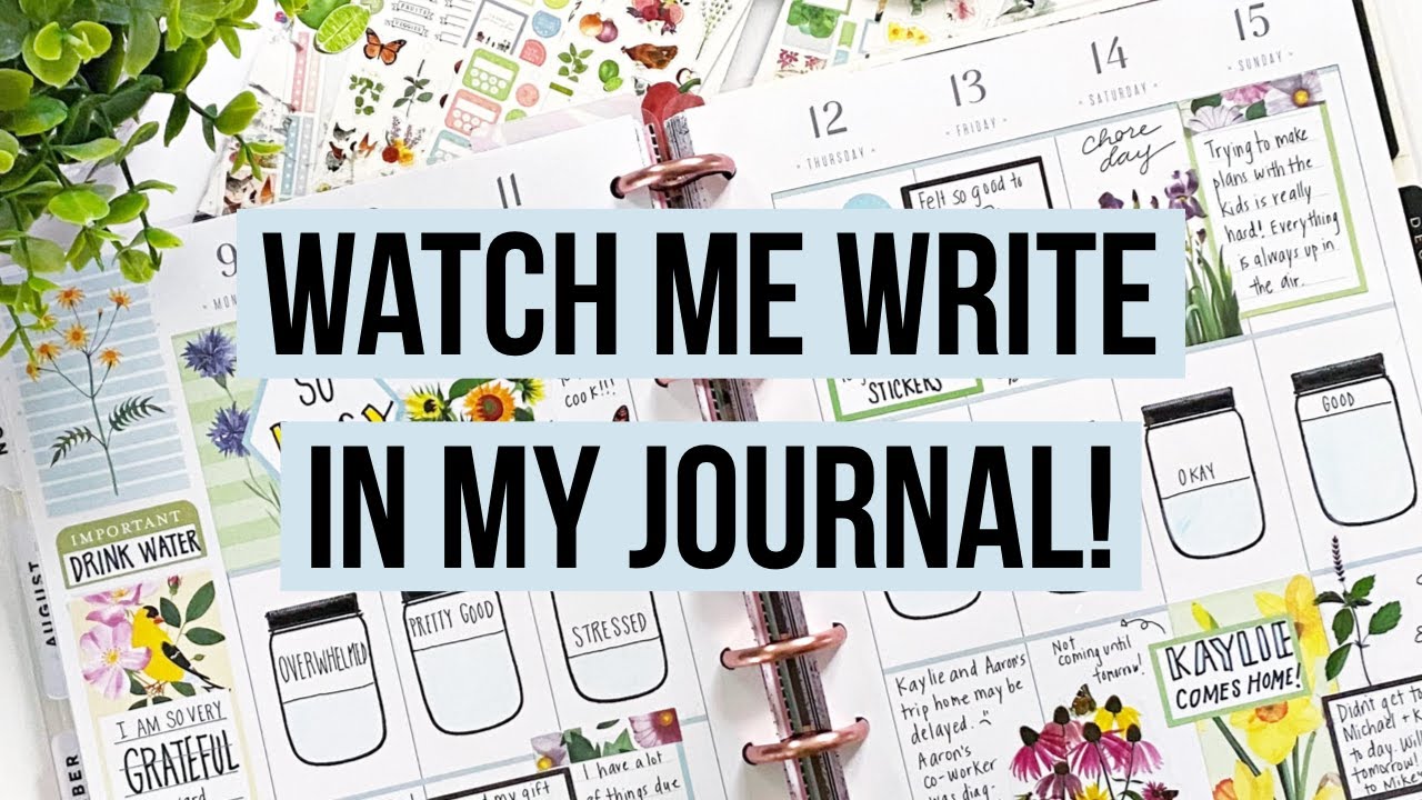 Plan With Me After The Pen // Watch me Write in my Creative Journal // Classic Happy Planner Nov 9