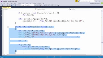 YouTube Data API v3: Programmatically get videos in a YouTube playlist one page at a time (C# Demo)