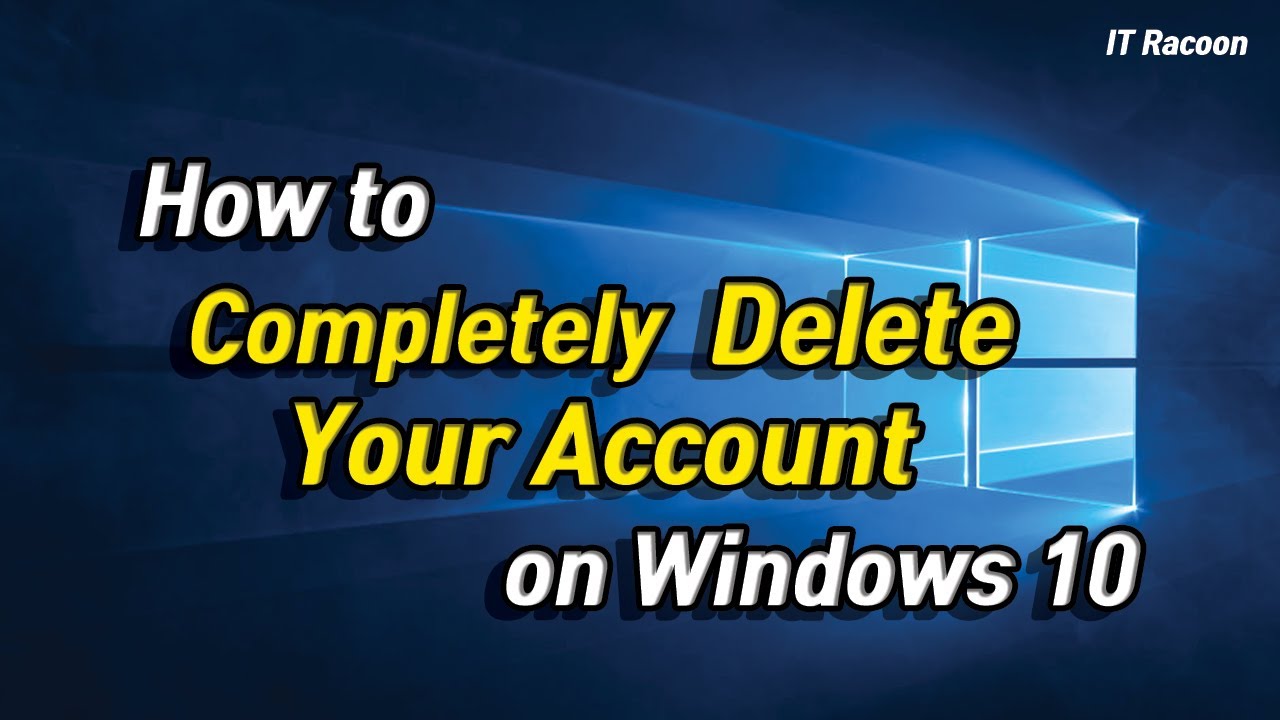 New How to completely delete user account on windows 10. Delete user profile on registry editor.