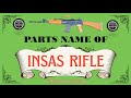 Insas rifle parts name in Hindi ! Insas rifle parts name With Picture ! 5.56 mm rifle parts name