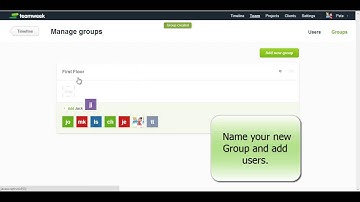 Creating Groups and Filtering Timeline. TeamWeek - Online Project Planning Tool
