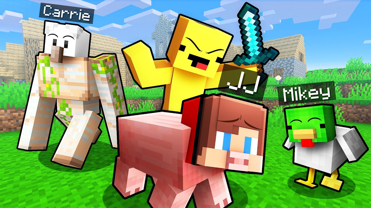 JJ vs Mikey: SHAPESHIFT HIDE-AND-SEEK BATTLE in Minecraft!