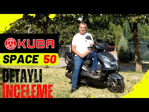 KUBA SPACE 50 cc Pro SCOOTER Detaylı İnceleme ve Test Sürüşü. #kuba #space50 #scooter