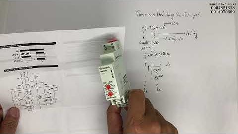 SS-TS24-16 Chức năng và mạch điện cho timer điều khiển khởi động động cơ sao tam giác