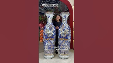 Lộc Bình Cửu Ngư Quần tụ cá chép trông trăng #battrangvietnam #homedecor #dogohoptrang