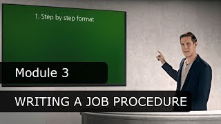 Writing a Job Procedure | Job Hazard Analysis (JHA), Hazard Identification, OSHA Standards Training