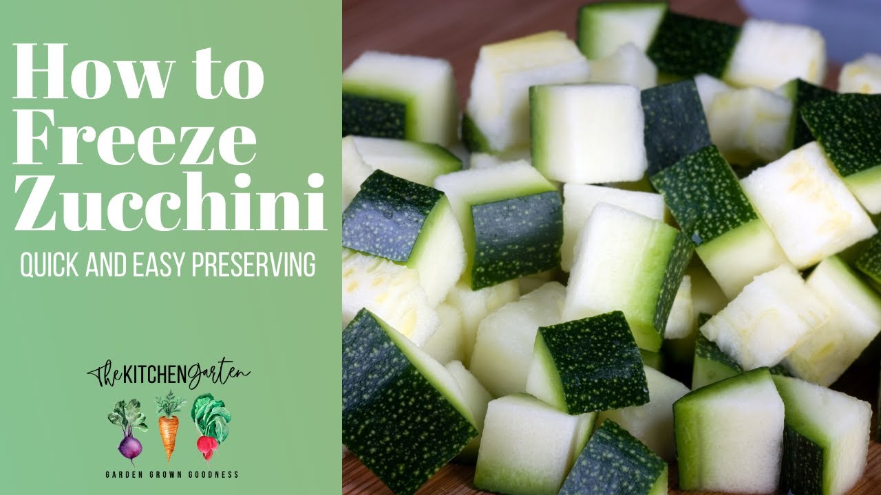 How To Freeze Zucchini From Your Garden Fasci Garden
