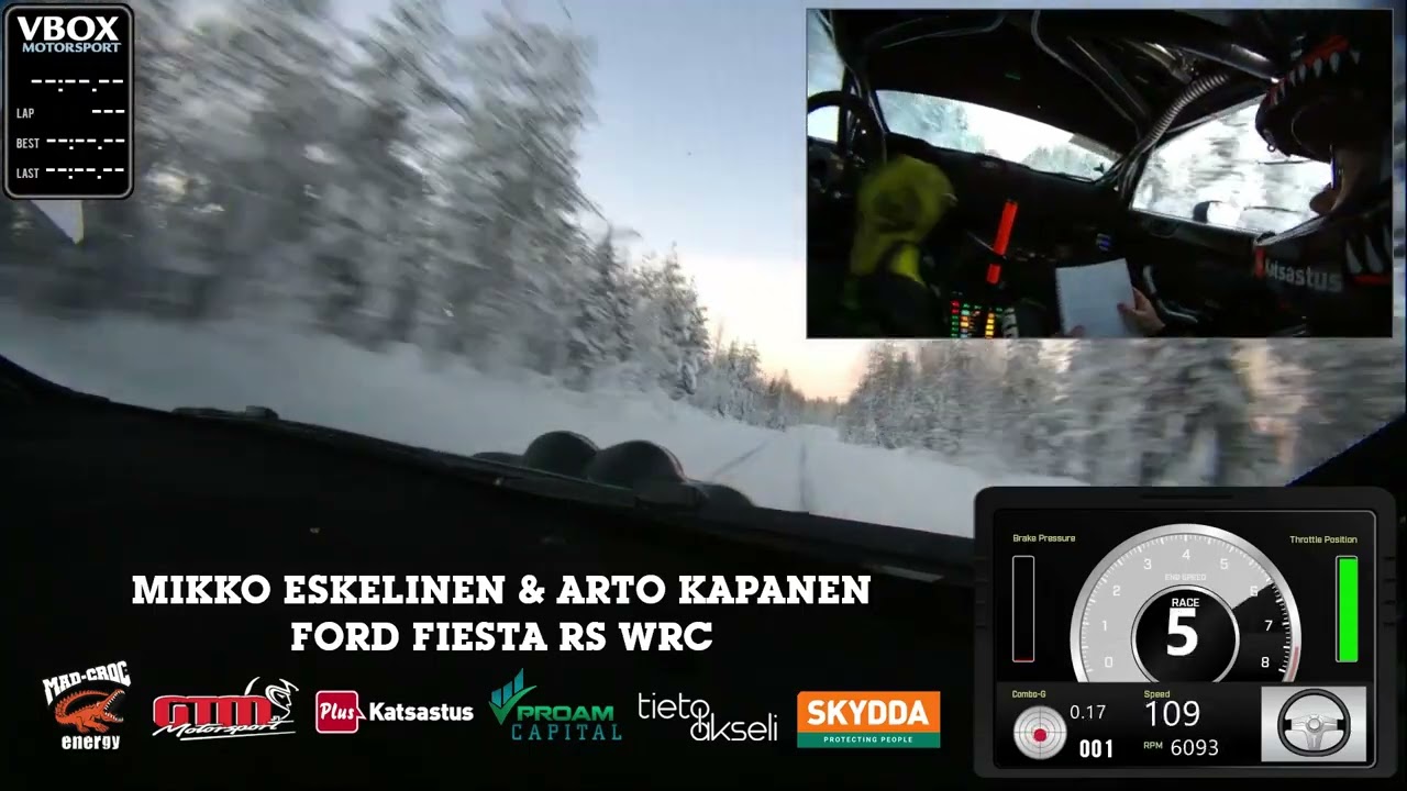 Mikko Eskelinen & Arto Kapanen - Arctic Lapland Rally 2022 - SS6 Ahmavaara