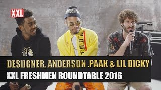kradse Justerbar delikat Desiigner, Lil Dicky & Anderson .Paak's 2016 XXL Freshmen Roundtable  Interview - YouTube