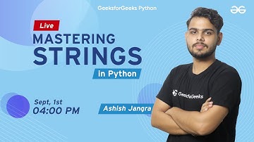 Mastering Strings in Python | Ashish Jangra
