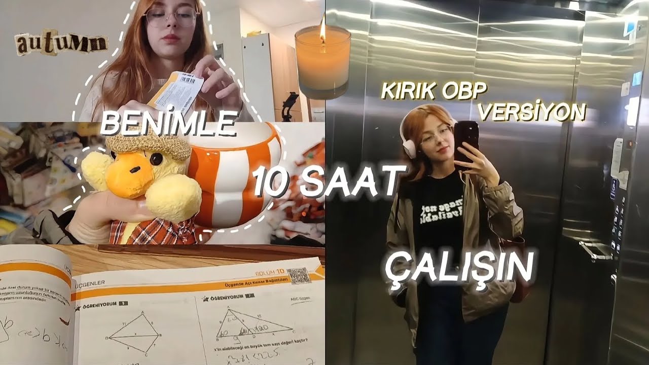 10 SAAT YKS ÇALIŞMAK😶‍🌫️  || Üniversitede YKS Çalışma Günlerim-3 📍🐛#YKS26 