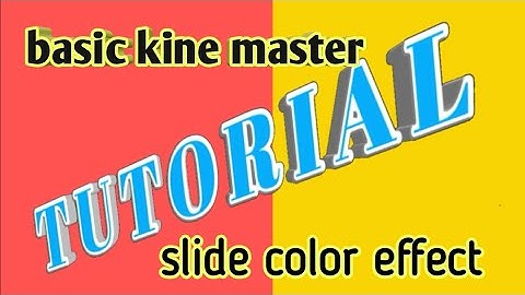How to slide color background in kinemaster,!!! #kinemaster tutorial