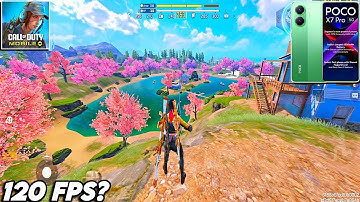 POCO X7 PRO CODM 120 FPS GAMEPLAY TEST | 21 Kills Solo vs Squad 